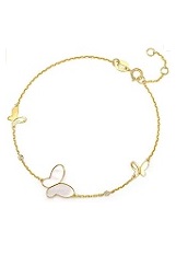 lovely small butterfly charm bracelet for babies